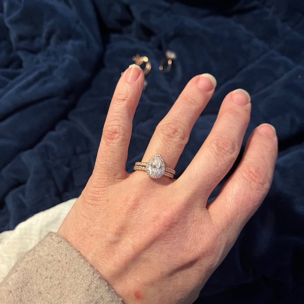ModGents Rose Gold wedding set -the Bliss